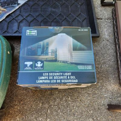 Garden Seats , Led Security Light NIB, 2 Step Guard Boot Shoe Trays