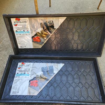 Garden Seats , Led Security Light NIB, 2 Step Guard Boot Shoe Trays