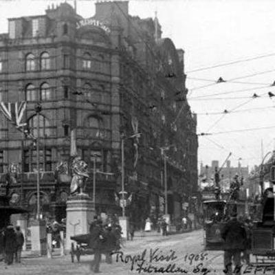 Scarce- John Marples & Company Sheffield Large Stoneware Jug 19" Tall & Very Heavy Preowned from an Estate.