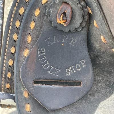 Vintage/Antique "JB" All Leather Horse Riding Saddle Probably Custom-Made Preowned Condition from an Estate as Pictured.