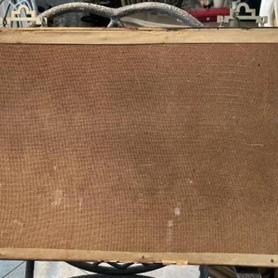 Beautiful Vintage Framed Asian Inspired 3-Dimensional Mother of Pearl Shell Art. Wall Decor Encased Frame Size 15.5" x 27" in...