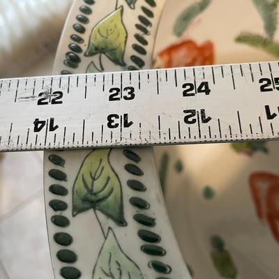 Very Large Asian Koi Fish Planter 14" Diameter in VG Preowned Condition as Pictured.