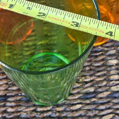 (4) Colorful Acrylic Cups