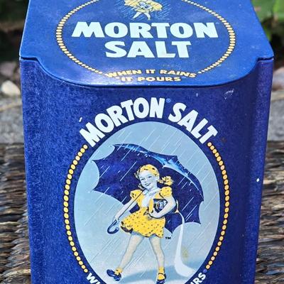 Morton Salt Tin