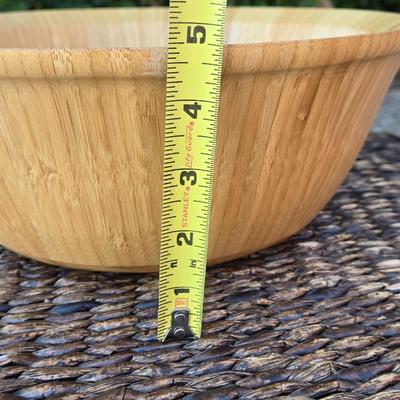 Bamboo Wood Decorative Bowl