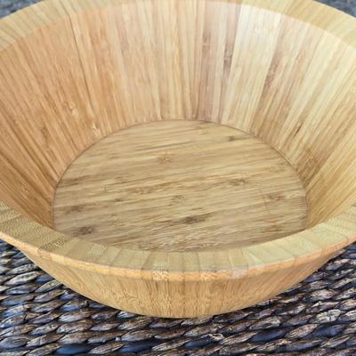 Bamboo Wood Decorative Bowl