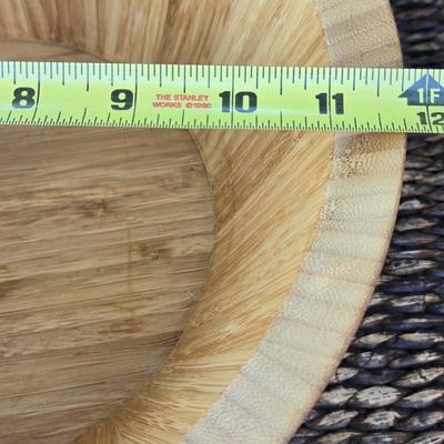 Bamboo Wood Decorative Bowl