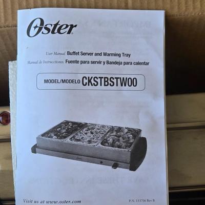 Oster Buffet Server with Lids & Manual