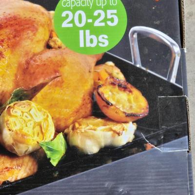 Denmark Pro Anodized Roaster with Rack