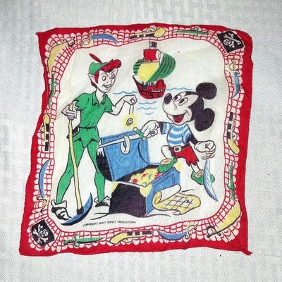 VINTAGE WALT DISNEY PRODUCTIONS HANKIE