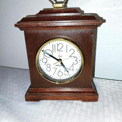 VOTIVE CANDLE HOLDER AND TABLE CLOCK