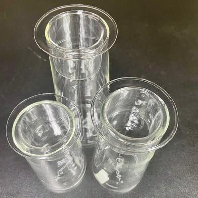 Partylite Votive Trio Clear Glass Candleholders