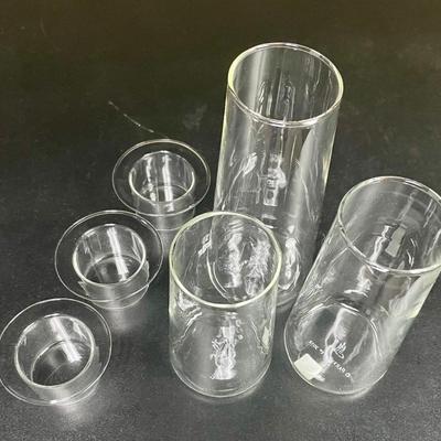 Partylite Votive Trio Clear Glass Candleholders