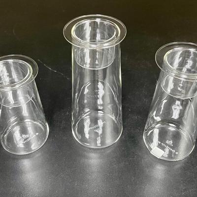 Partylite Votive Trio Clear Glass Candleholders