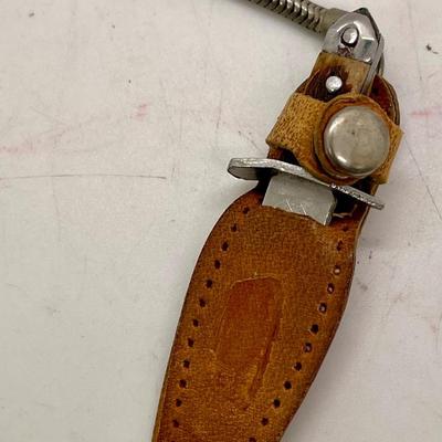 Vintage Miniature Knife with Sheath Stainless Steel Made in Japan