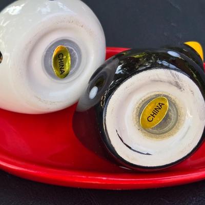 Ceramic Chicken Salt and Pepper Shakers