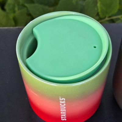 (2) Portable Coffee Mugs