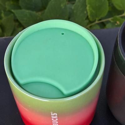(2) Portable Coffee Mugs