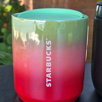 (2) Portable Coffee Mugs