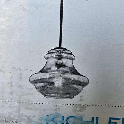 New in the Box Mercury Glass Shade Lighting Fixture