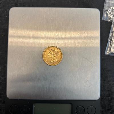 1881 5.00 Liberty Gold Coin