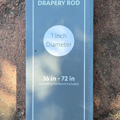 New in the Box Drapery Rod 36"-72"