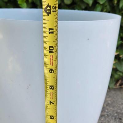 (2) Small Plastic Trash Containers