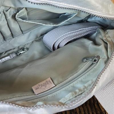 New with Tags Kipling Silver Handbag Purse with Signature Gorilla Keychain