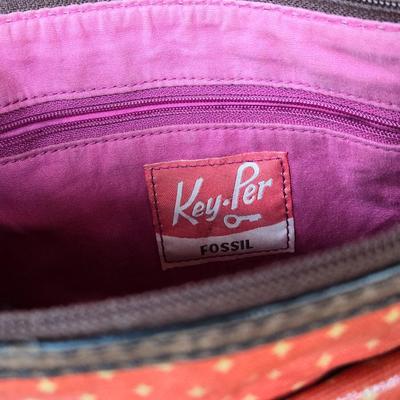 Fossil Key Per Crossbody Purse