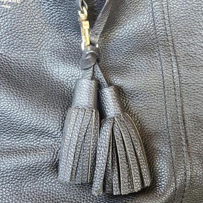 Kate Spade Soft Black Leather Purse with Tassels