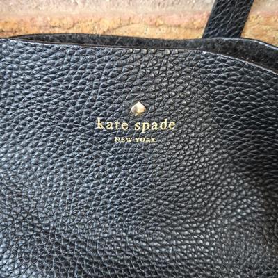 Kate Spade Soft Black Leather Purse with Tassels