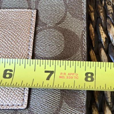 COACH Signature Wristlet Wallet
