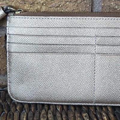 COACH Signature Wristlet Wallet