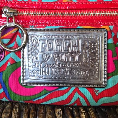 COACH Poppy Collection Wristlet Wallet