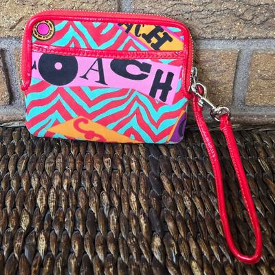 COACH Poppy Collection Wristlet Wallet