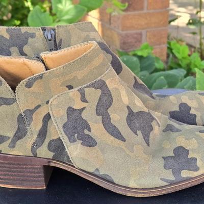 Lucky Brand Camo Booties