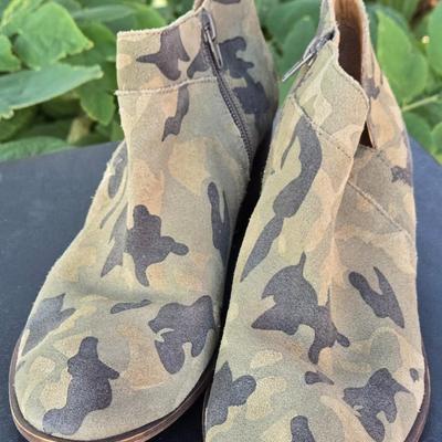 Lucky Brand Camo Booties
