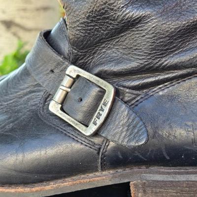 FRY Black Leather Boots