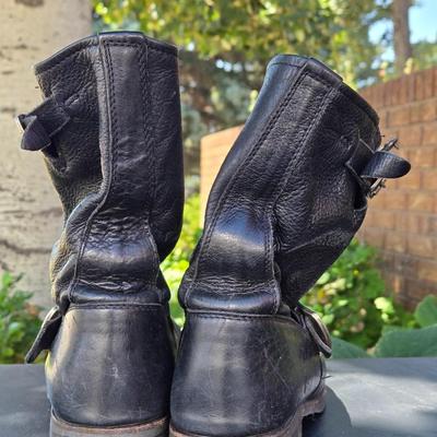 FRY Black Leather Boots