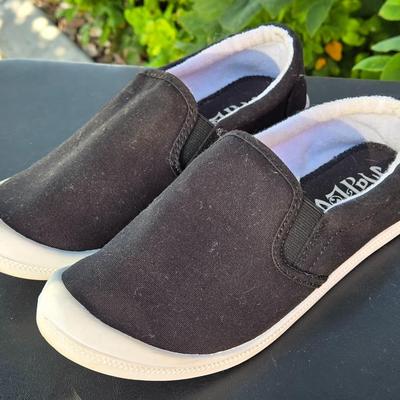 Black & White Slip on Casual Shoes
