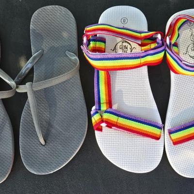 (2) Pairs of Sandals