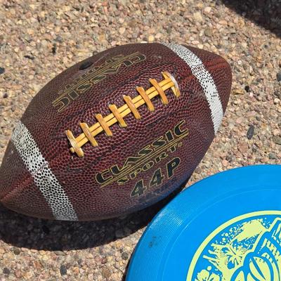 Frisbees and Small Football