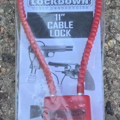 New 11" Cable Firearm Lock