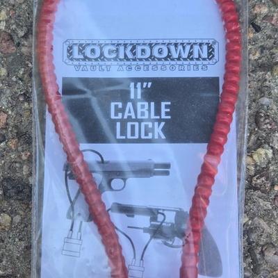 New 11" Cable Firearm Lock