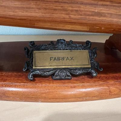 Large Wooden Model Ship "Fairfax"