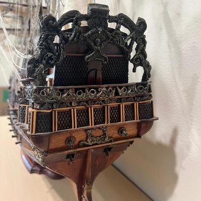 Large Wooden Model Ship "Fairfax"