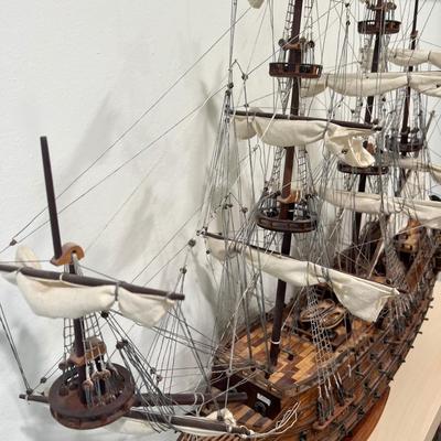 Large Wooden Model Ship "Fairfax"
