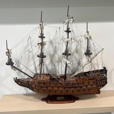 Large Wooden Model Ship "Fairfax"
