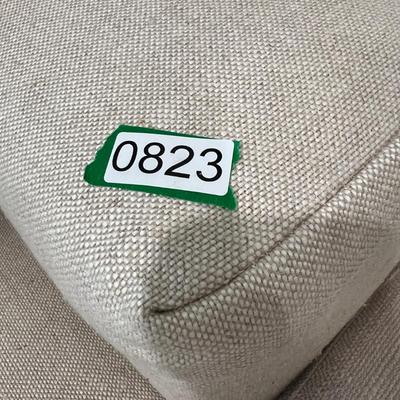 Lounging Armchair with Ottoman & Pillows