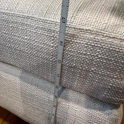 Lounging Armchair with Ottoman & Pillows